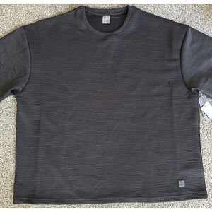 Saints Studio Apparel Men's Black Embossed Mesh Shirt 4XL
